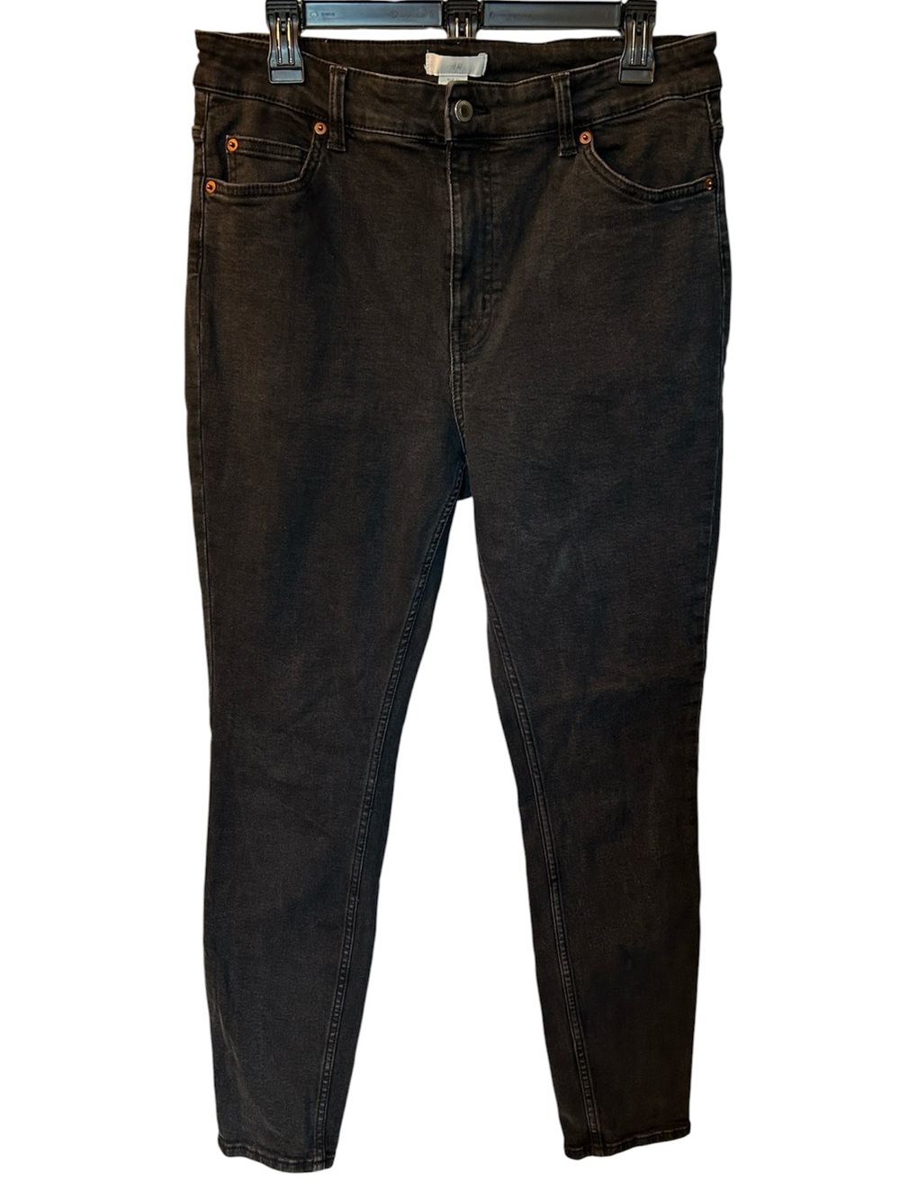 H&M Black ultra high rise Jeans size 14